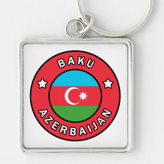 Baku Aserbaijan Schlüsselanhänger (Vorne)
