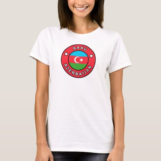 Baku Aserbaijan T-Shirt (Vorderseite)