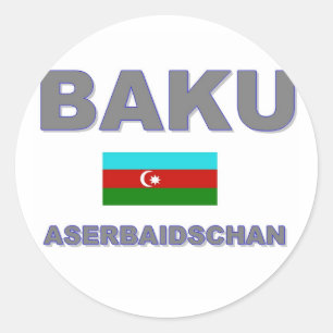 Baku Runder Aufkleber