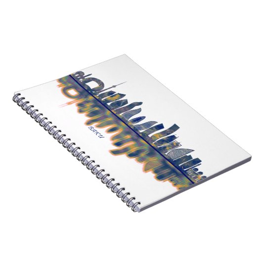 Baku Skyline Notizblock (Rechte Seite)