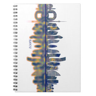 Baku Skyline Notizblock
