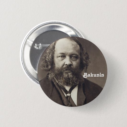 Bakunin 2 Knopf Button (Vorne & Hinten)