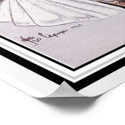 Bal De La Couture 12 x 16 Poster (Ecke)