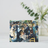Bal Du Moulin De La Galette Pierre Auguste Renoir Postkarte (Stehend Vorderseite)