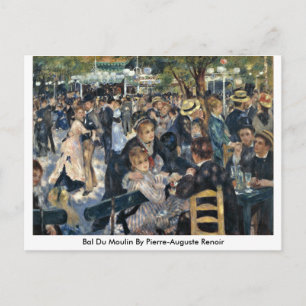 Bal Du Moulin von Pierre-Auguste Renoir Postkarte