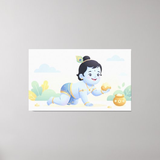 Bal Krishna Leinwanddruck (Vorderseite)