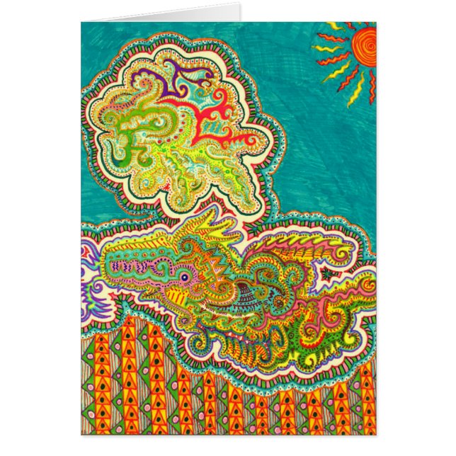 Bal und die Drachegeschenkkarte (Vorne)