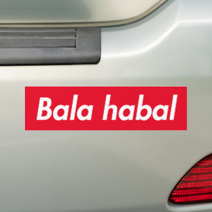 Bala Habal Funny Arabische Phrase Autoaufkleber