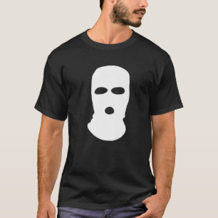 Balaclava Hoodie Face Maskenmaske Design Techno T-Shirt