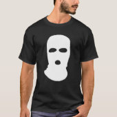 Balaclava Hoodie Face Maskenmaske Design Techno T-Shirt (Vorderseite)
