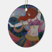 Baladi, Bauchtänzerin-schöne Kunst-Verzierung Keramikornament (Links)