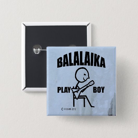 Balalaika Play Boy Button (Vorne & Hinten)