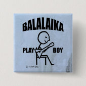 Balalaika Play Boy Button (Vorderseite)