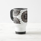 Balance and Harmony mandala Reisebecher (Vorderseite Links)