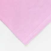 Balance Beam Pink Blush Gymnastik Fleecedecke (Ecke)