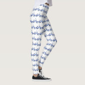 Balance Bike Wasserfarbe Kunst Leggings (Rechts)