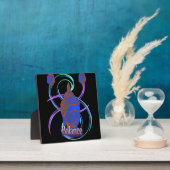 Balance Buddha Swirl Tabletop Plaque mit Easel Fotoplatte (InSitu)