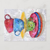 Balance - Collage Art Postkarte (Vorderseite)