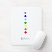 Balance - Einfache Chakra Line Mousepad (Mit Mouse)