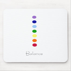 Balance - Einfache Chakra Line Mousepad