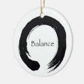Balance & Enso-Ornament Keramikornament (Links)