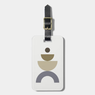 Balance - farbenfrohe geometrische Formen des mitt Gepäckanhänger