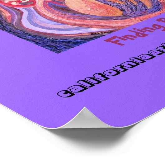 Balance finden - Poster (Ecke)