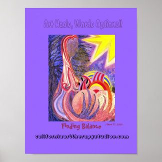 Balance finden - Poster