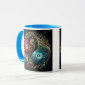Balance & Harmonie Yin Yang Design Cup Tasse (Vorderseite Links)