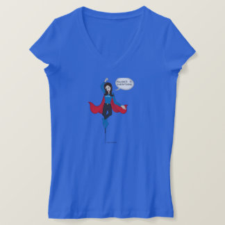 "Balance ist alles" Cartoon T - Shirt