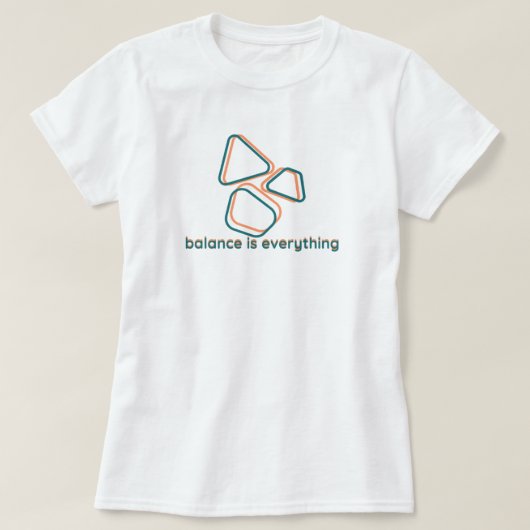 Balance ist alles | Fozos T-Shirt (Design vorne)