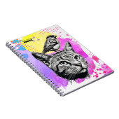 Balance ist der Schlüssel - Katze + Vögel | Notebo Notizblock (Rechte Seite)