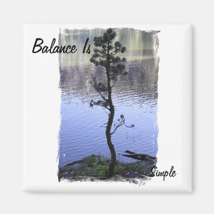 Balance ist einfach magnet