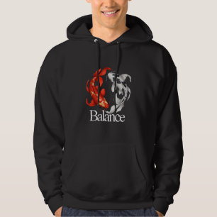 Balance – Japanisches Koi-Symbol für ruhige Stärke Hoodie