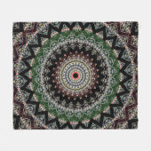 Balance Mandala 2 Fleecedecke (Vorderseite (Horizontal))