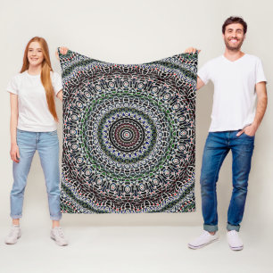 Balance Mandala 3 Fleecedecke