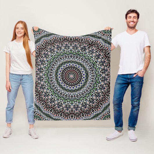 Balance Mandala 3 Fleecedecke (Beispiel)