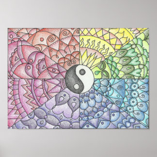 Balance Mandala Poster