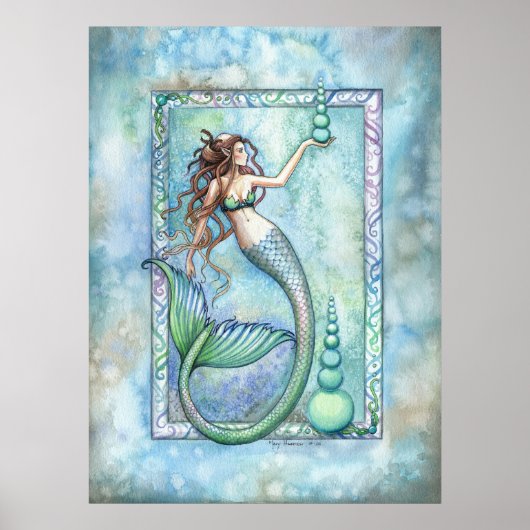 Balance Mermaid Poster von Molly Harrison (Vorne)