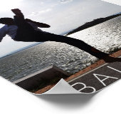 Balance - Motivierend Poster für Kampfkunst (Ecke)