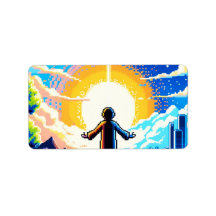 Balance of Worlds - Futuristische Pixel Art Tech