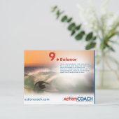 Balance Post Card - 14 Points of Culture Postkarte (Stehend Vorderseite)