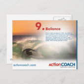 Balance Post Card - 14 Points of Culture Postkarte (Vorne/Hinten)