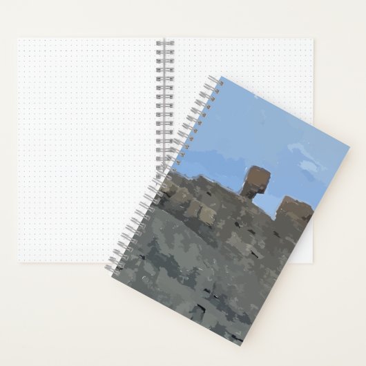 Balance-Rock-Notebook Notizblock (Innen)