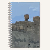 Balance-Rock-Notebook Notizblock (Vorderseite)