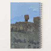 Balance-Rock-Plane Notizblock (Rückseite)