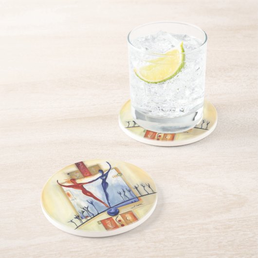 Balance Sandstein Untersetzer (Seite)