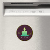 "Balance" Schöner Buddha Magnet. Magnet (In Situ (Geschirrspüler))