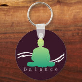 "Balance" Schöner Buddha. Schlüsselanhänger (Vorderseite)