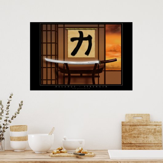 Balance - Stärke Poster (Küche)